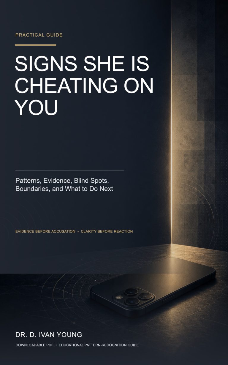 Signs She Is Cheating on You digital guide by Dr. D. Ivan Young