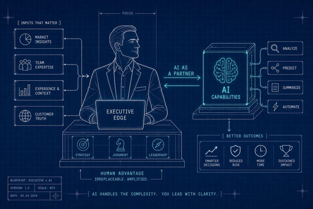How Executives Can Use AI Without Losing Their Edge